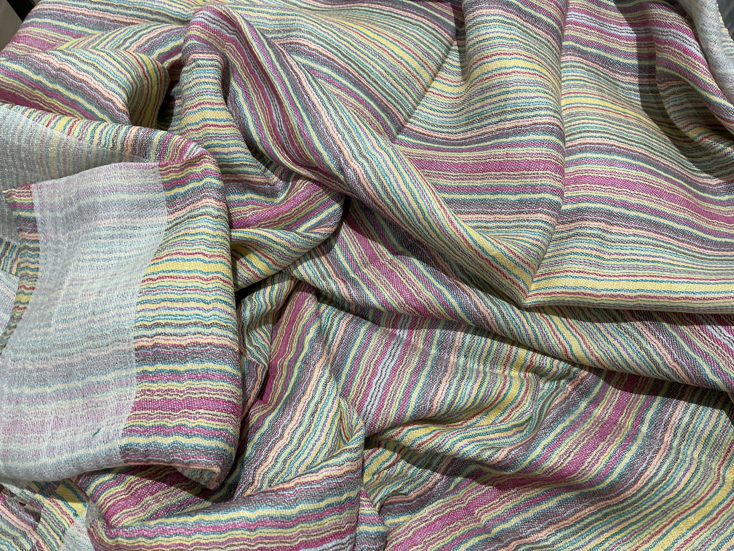 Pure pashmina stripped scrarfs