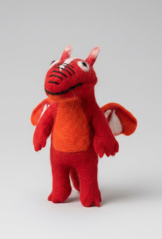 Finger puppets Dragons and unicorns
