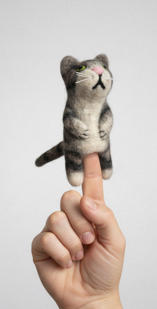 Finger puppets Cats and dogs
