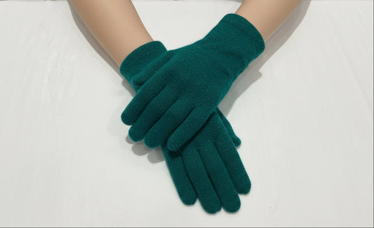 Sale! Teal Pure Cashmere Gloves