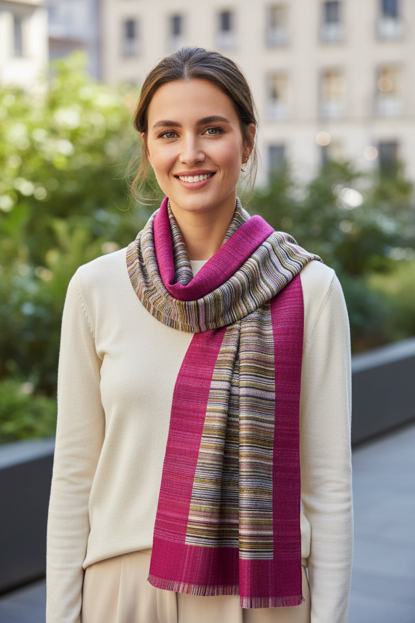 100% wool scarfs