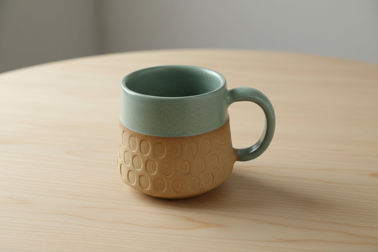 Pottery mugs