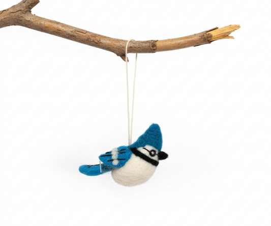 Mini Blue Jay Ornament MBJ
