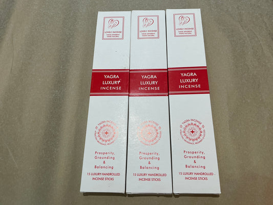 Yagra luxury incense - prosperity, grounding & balancing