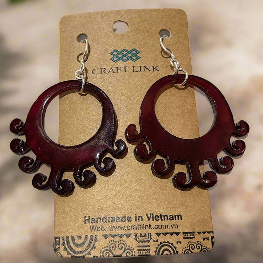Buffalo Horn Earrings