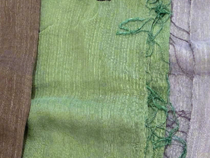 Viscose and silk scarf