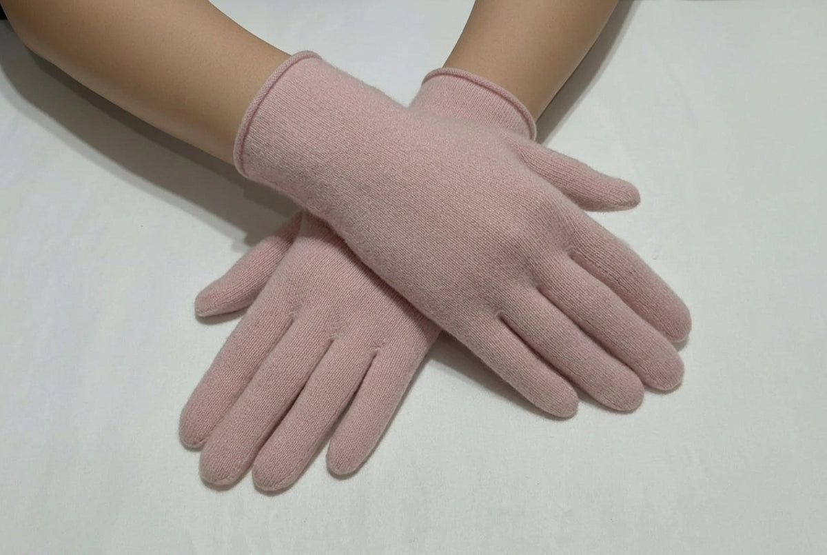 Sale! Pink Pure Cashmere Gloves