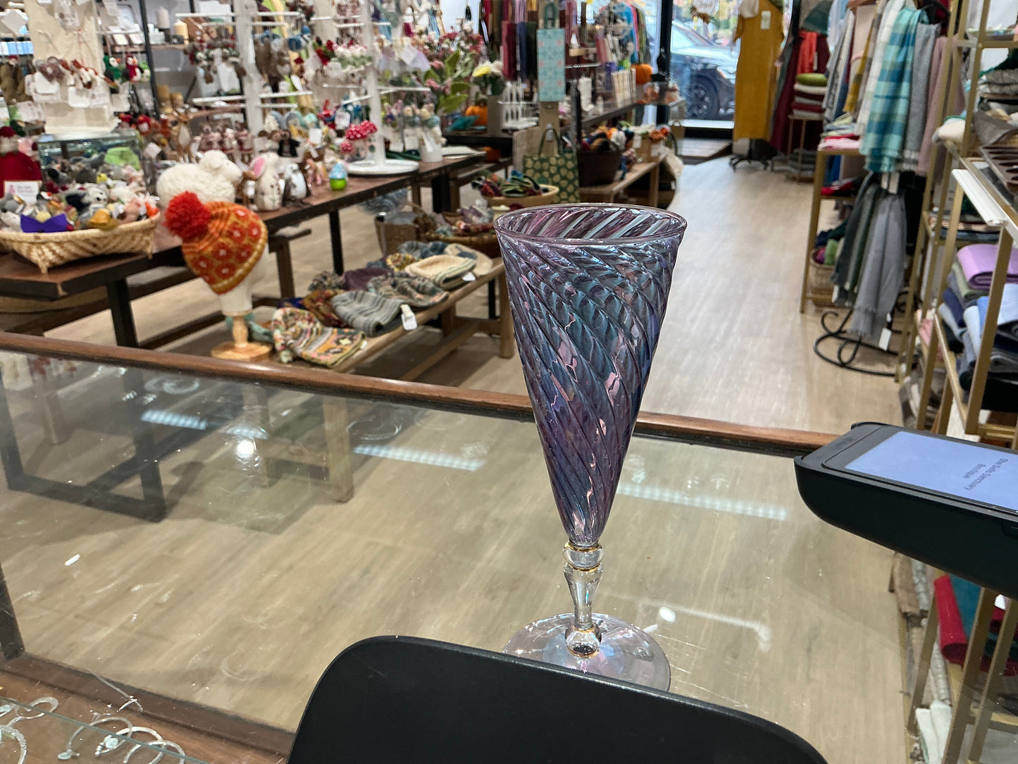 Hand blown wineglasses