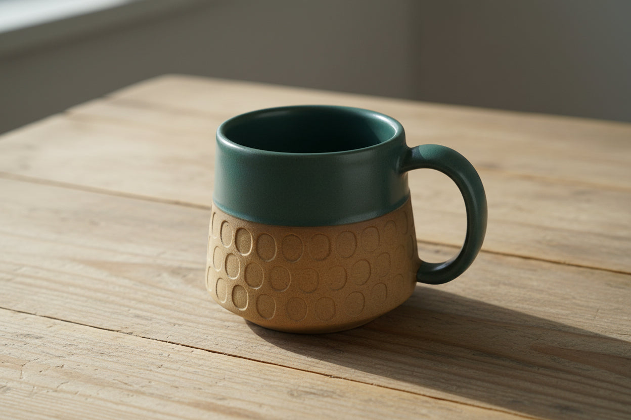 Pottery mugs