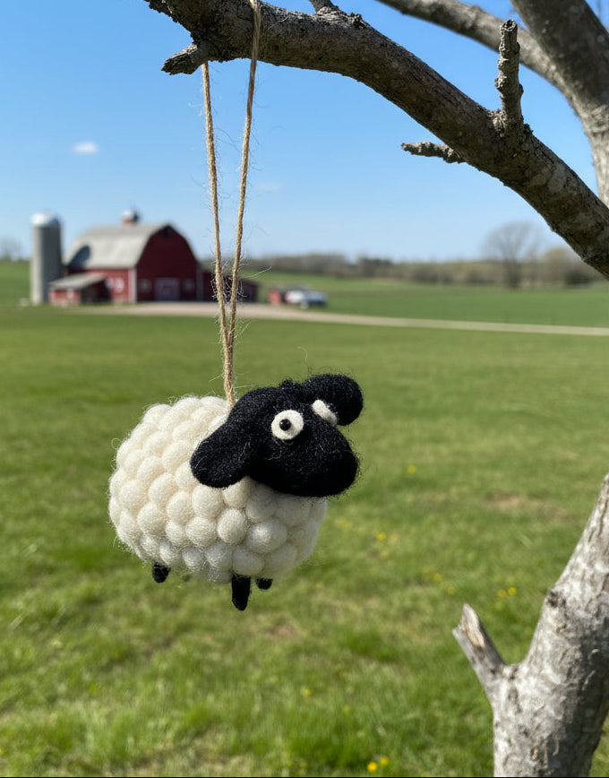 Black Face Sheep Ornament