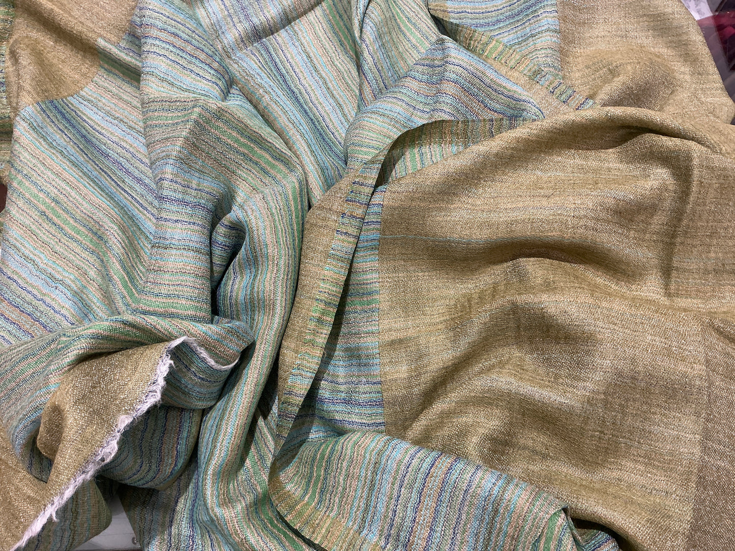 Pure pashmina stripped scrarfs