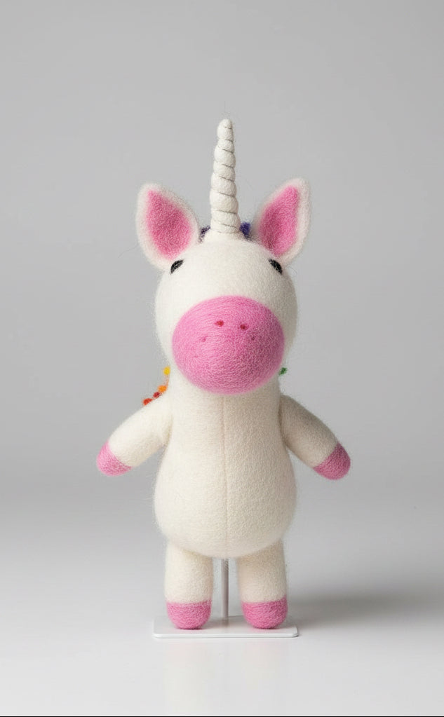Finger puppets Dragons and unicorns