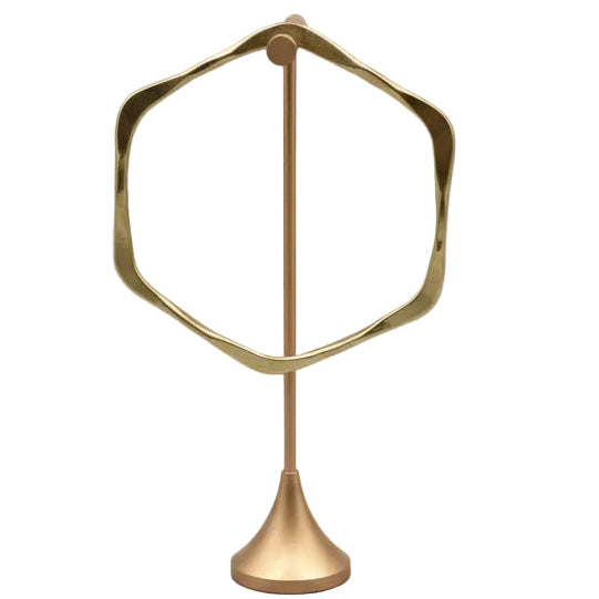 Brass bracelet, flat