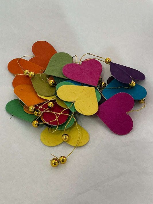 HGP Heart Paper Garland