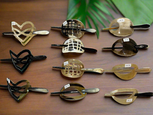 Buffalo Horn Hair Clip