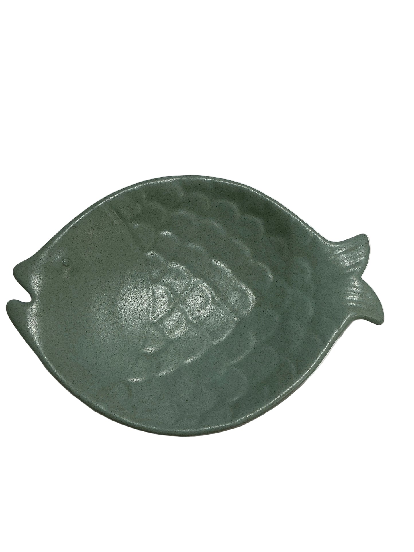 Fish plate pottery