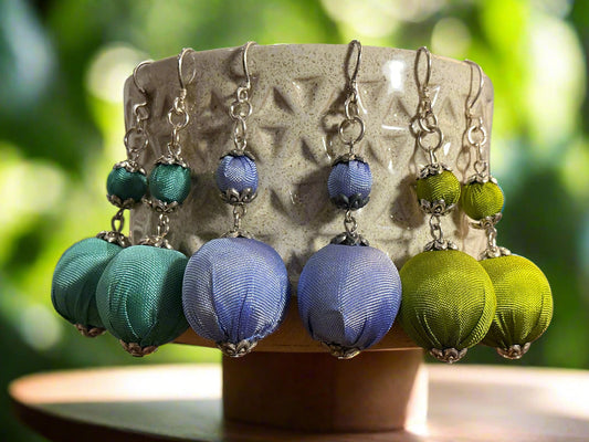 Medium Silk Earrings