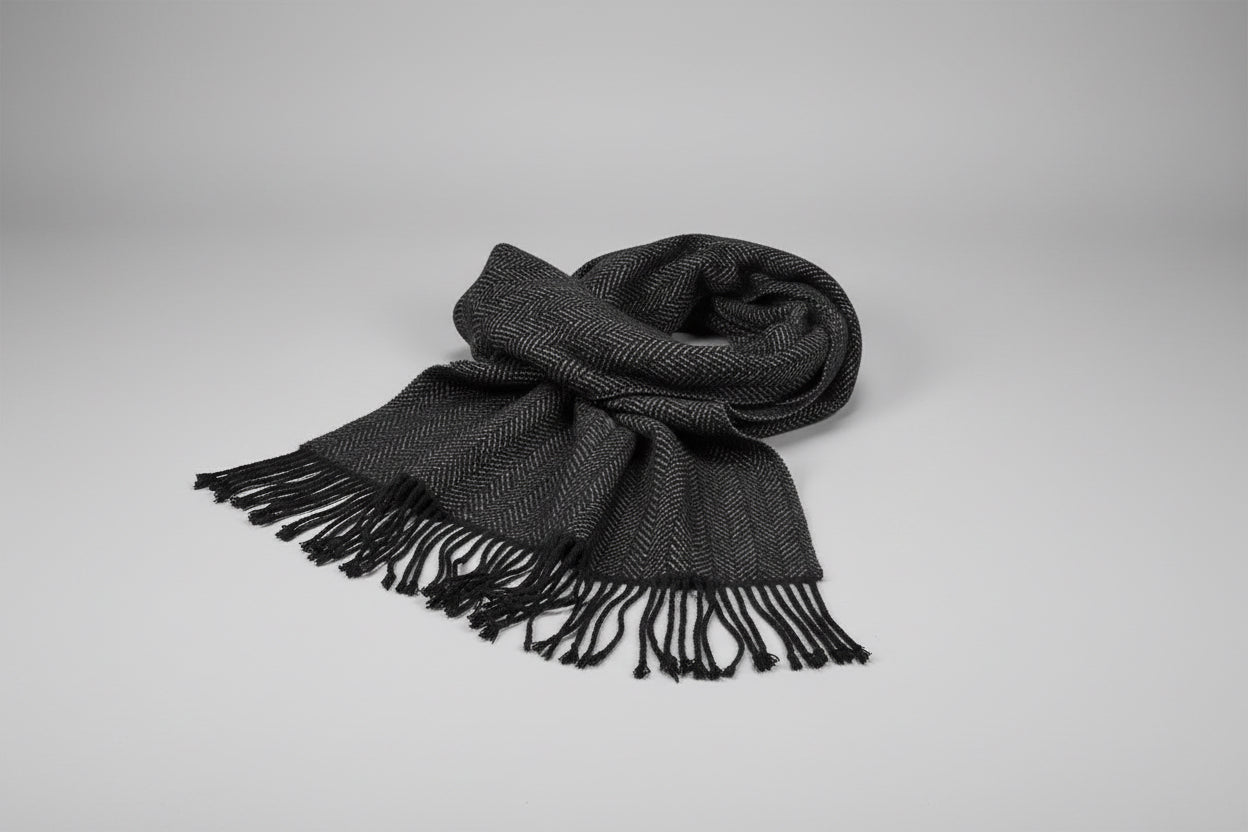 Cotton woven throw blanket