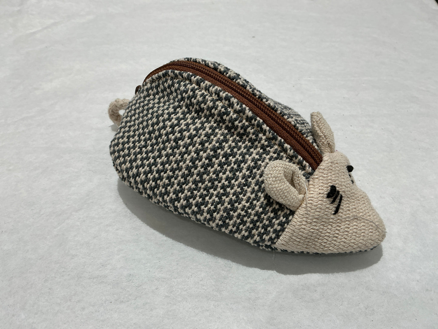 Cotton Mouse  Coin Purse