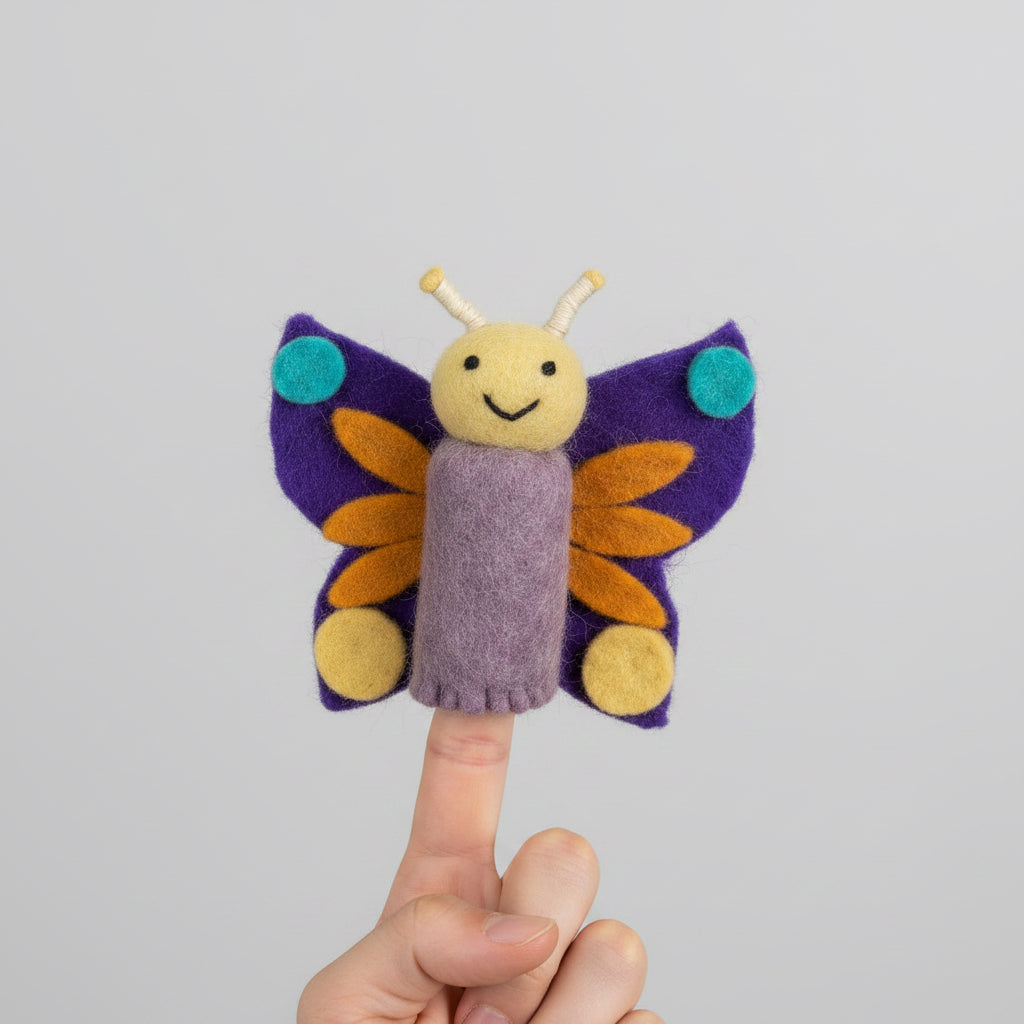 Finger puppets Garden creatures