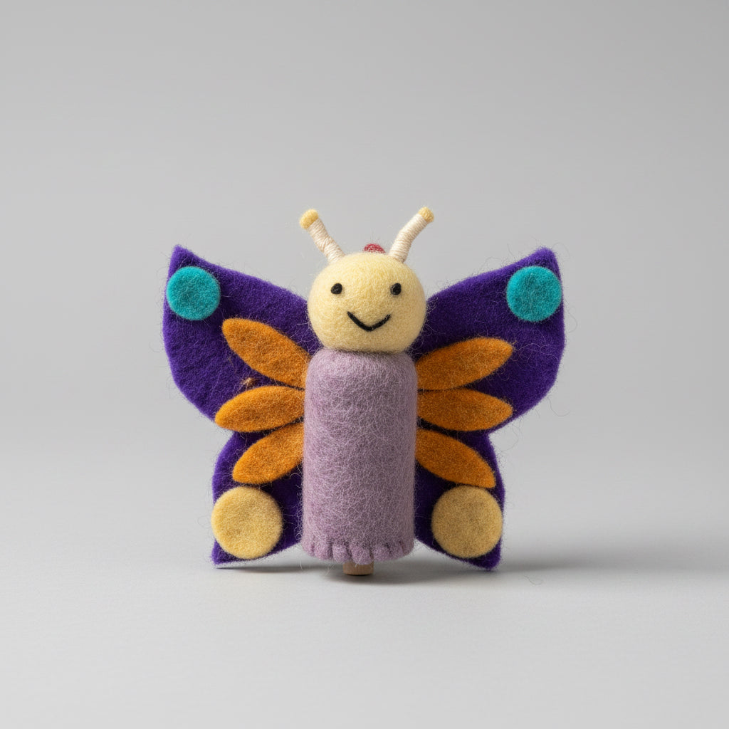 Finger puppets Garden creatures
