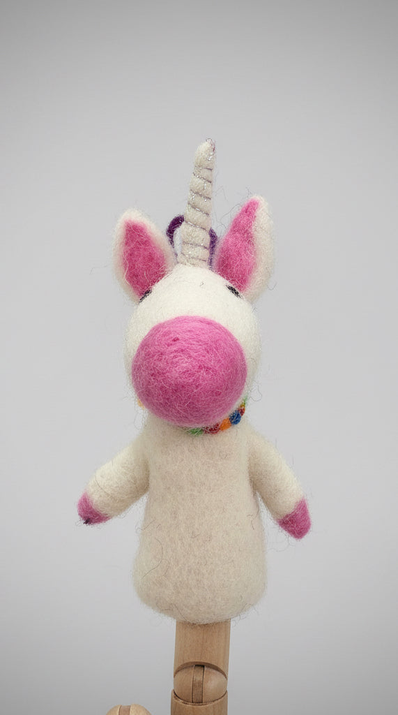 Finger puppets Dragons and unicorns