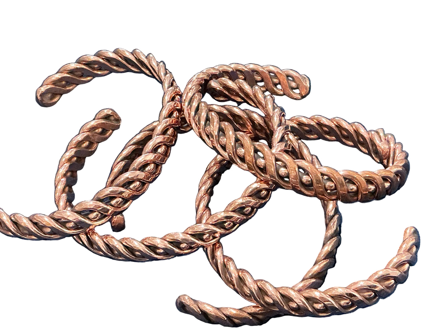Bracelet copper  twisted