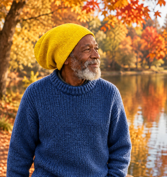 100% Pure Cashmere Hat Yellow