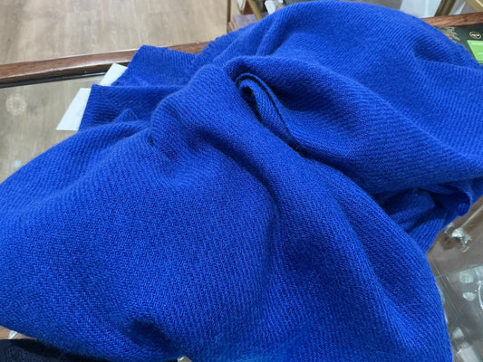 Cobalt blue shawl