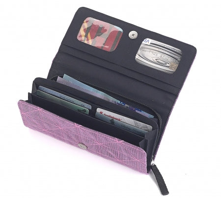 Recycled Net Long Wallet