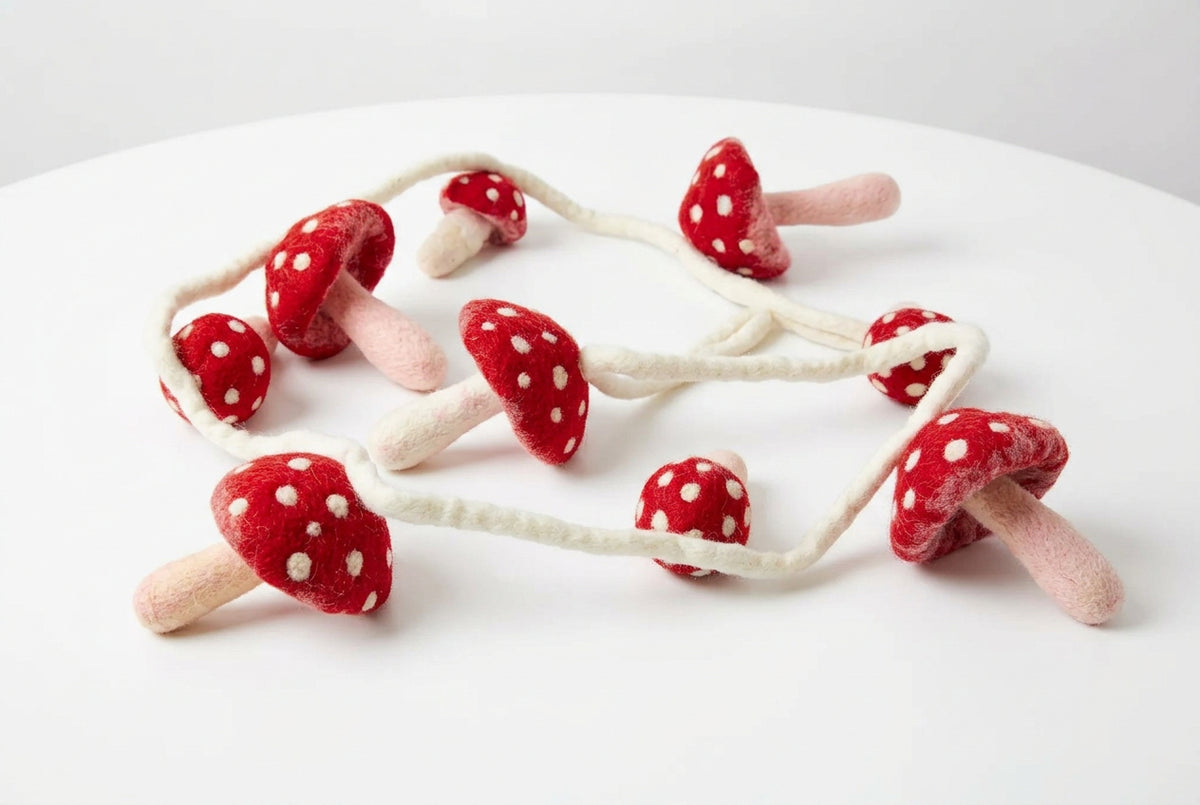 Horizontal Mushroom Garland