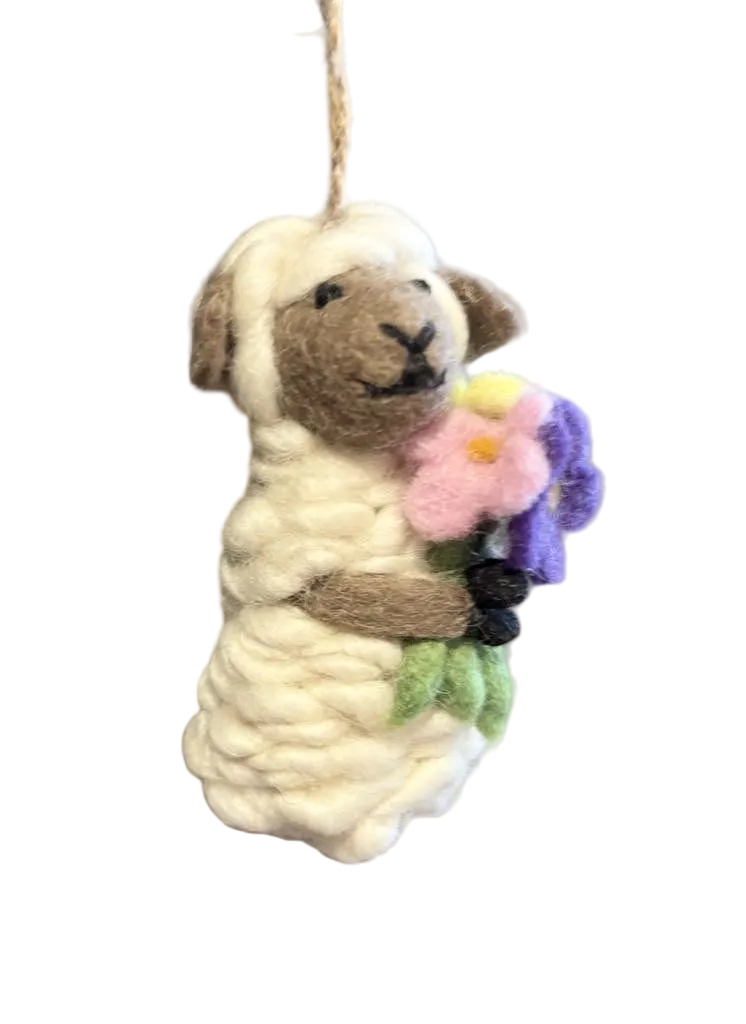 Sheep with Flowers 301